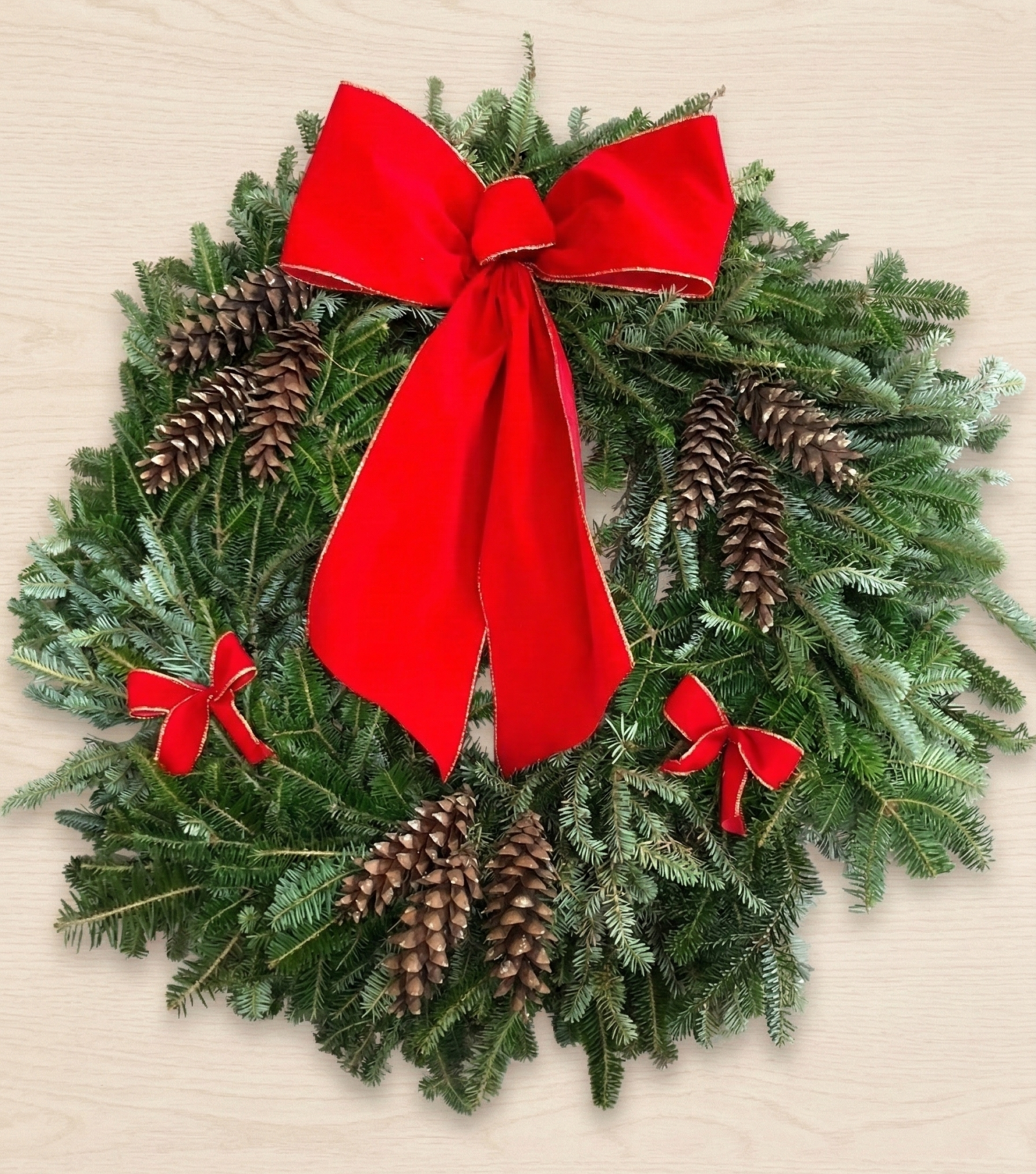 Fraser wreath - Decorated