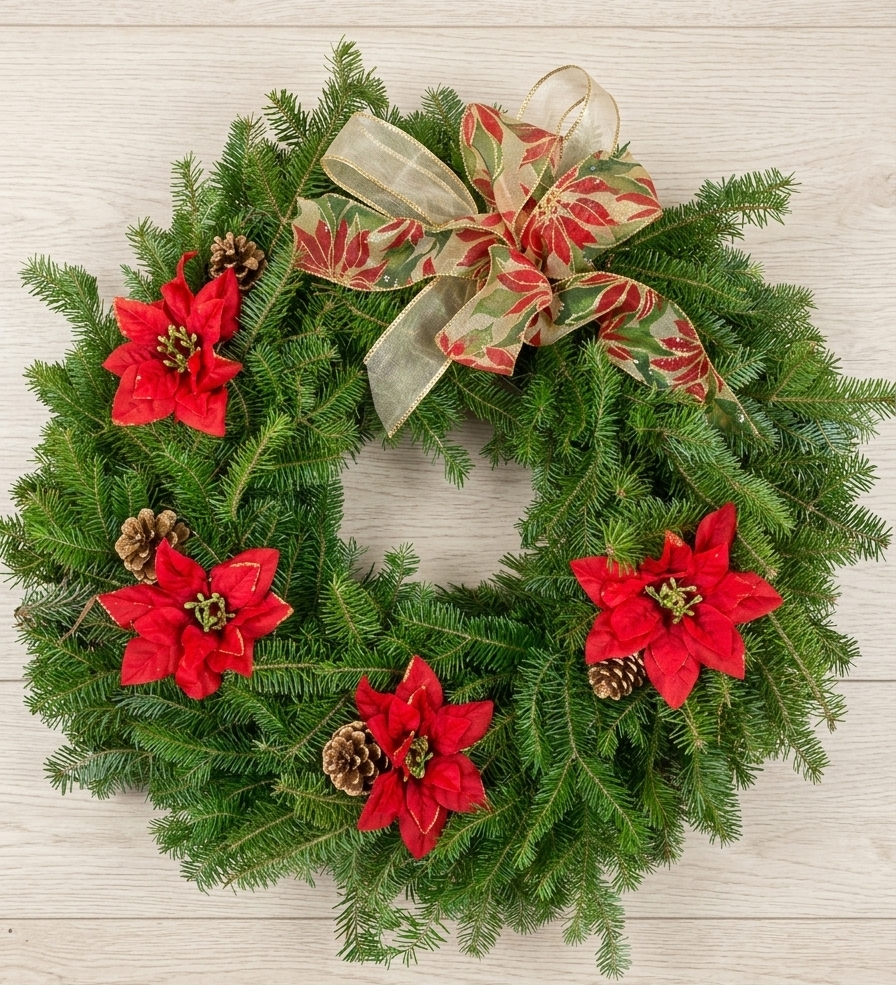 Fraser wreath - Decorated - Image 2