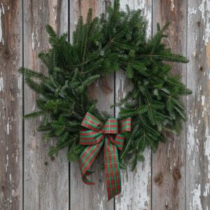 Fraser wreath with a Bow