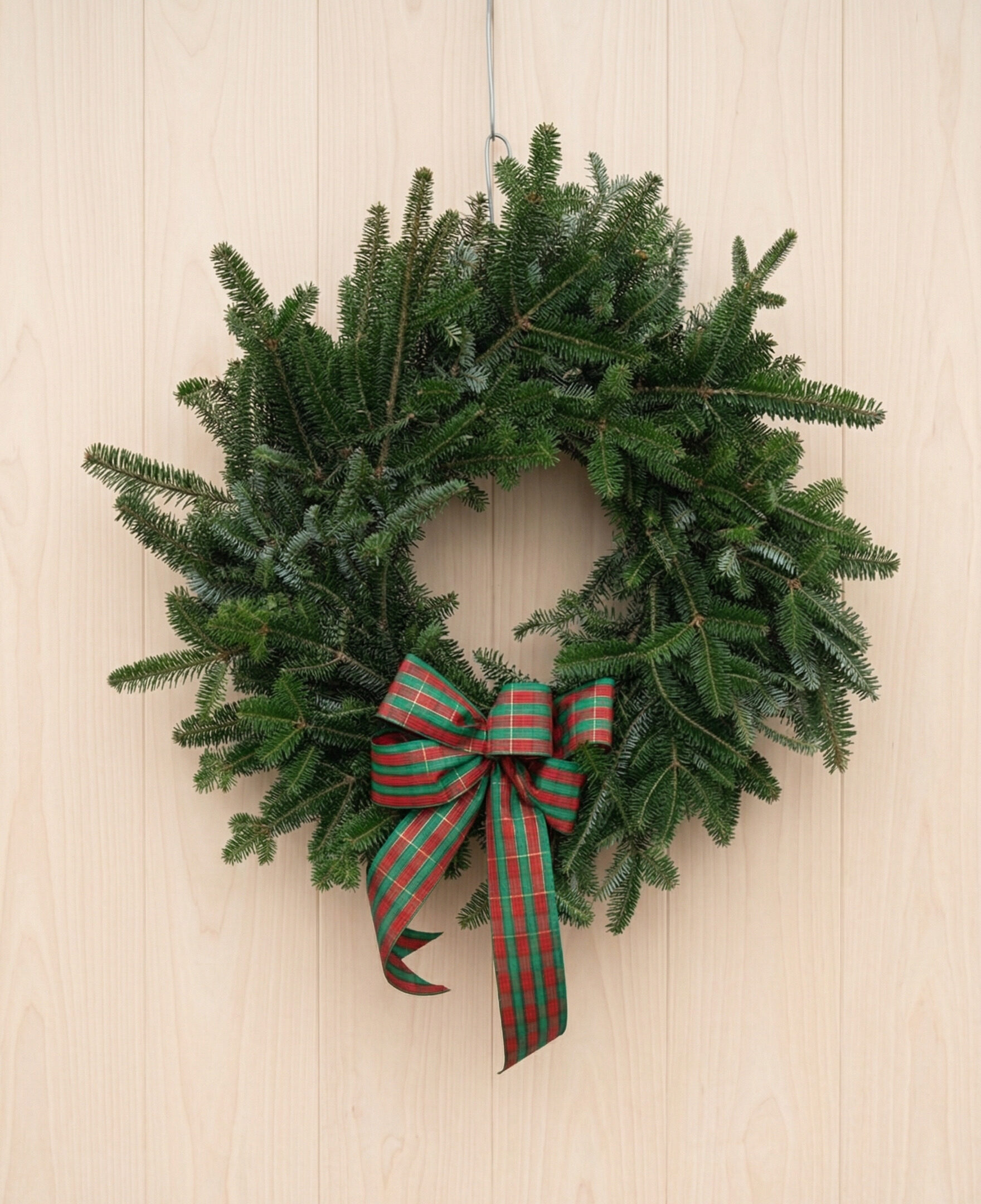Fraser wreath with a Bow