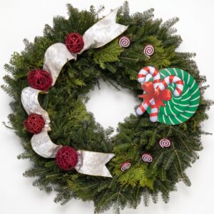 Decorated wreath